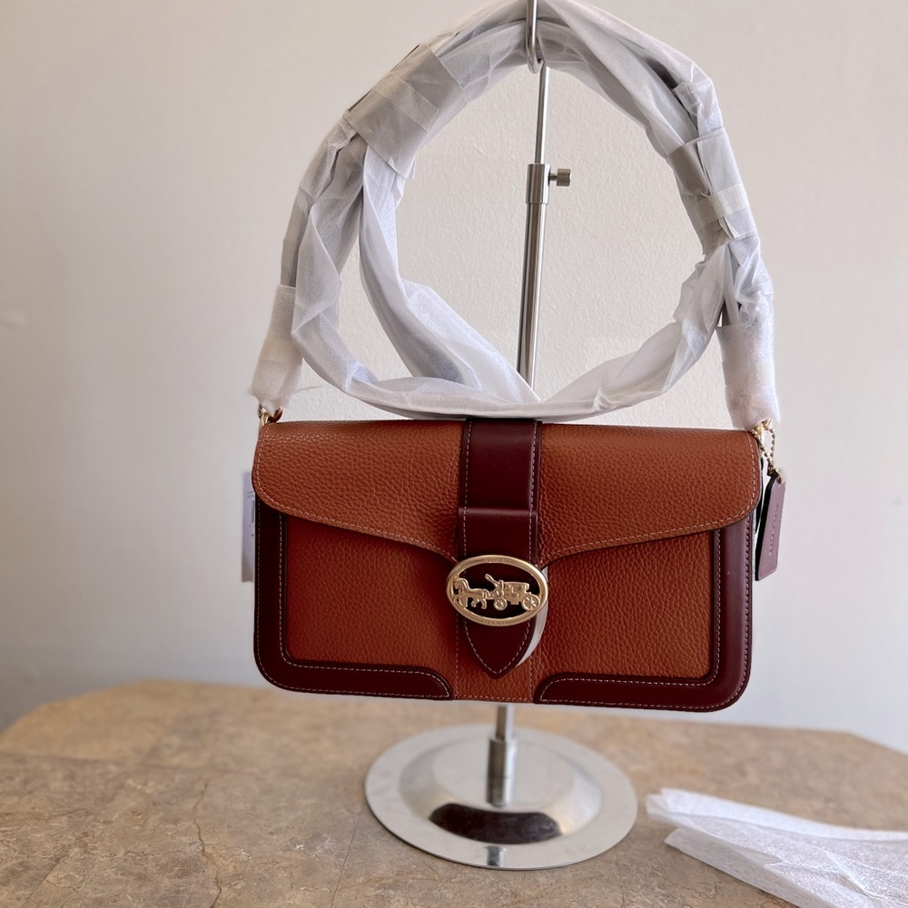 Coach Georgie Shoulder Bag In Colorblock bag